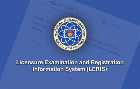 leris prc renewal of license|LERIS .